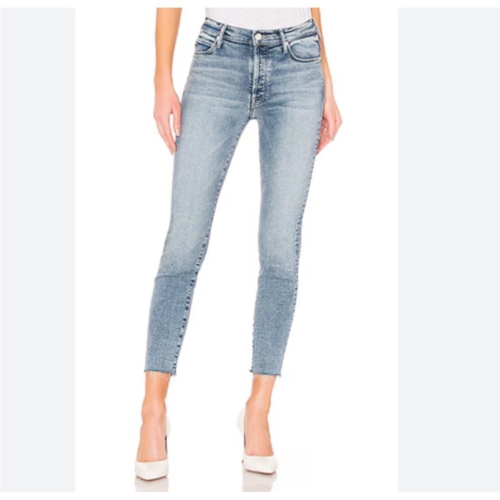 MOTHER Stunner Ankle Fray Women’s Jeans Sz 23 in Whiplash